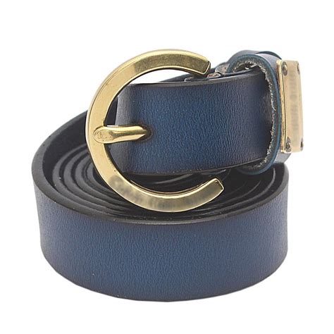 womens navy blue belt